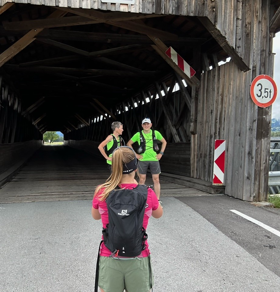 Holzbrücke über die Dornbirner Ach